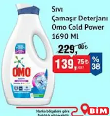 OMO COLD POWER SIVI ÇAMAŞIR DETERJANI 1690 ML